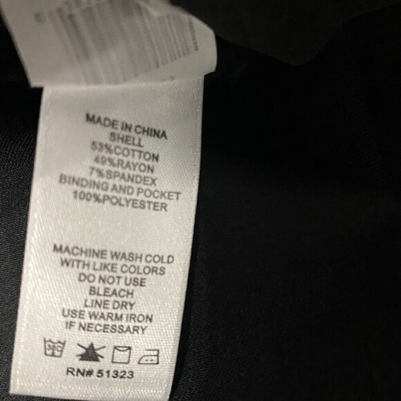 1 State Essentials Black Dress Work Pants Trousers Straight Leg, Women’s Size 16 - Picture 8 of 14